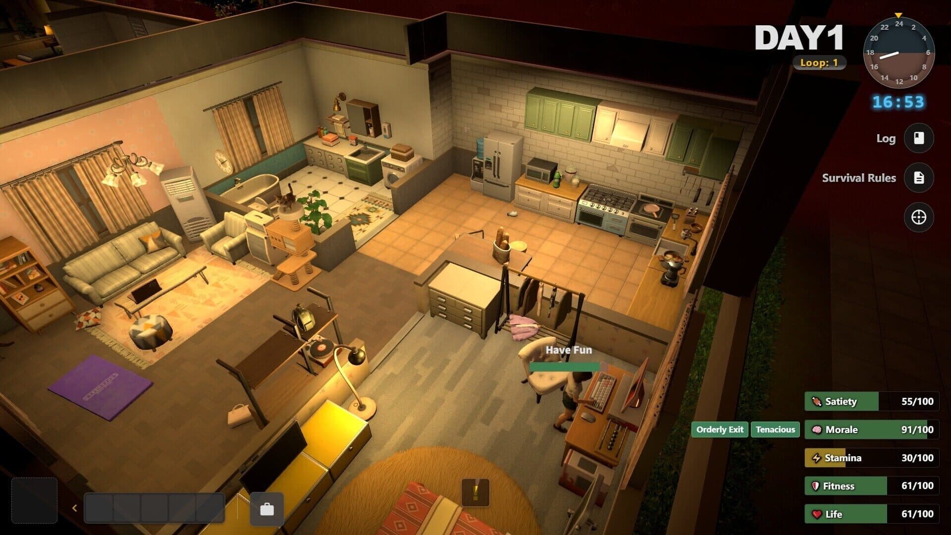 Screenshot for Survival Log