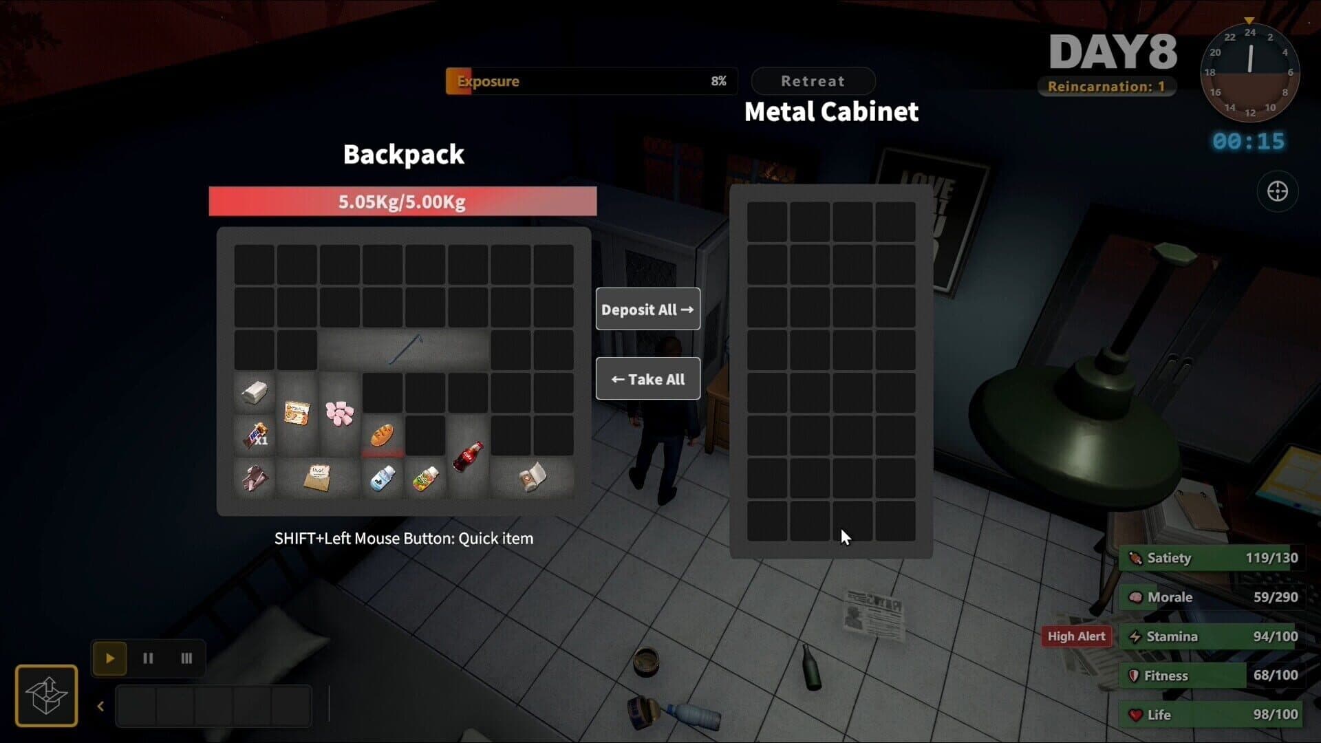 Screenshot for Survival Log