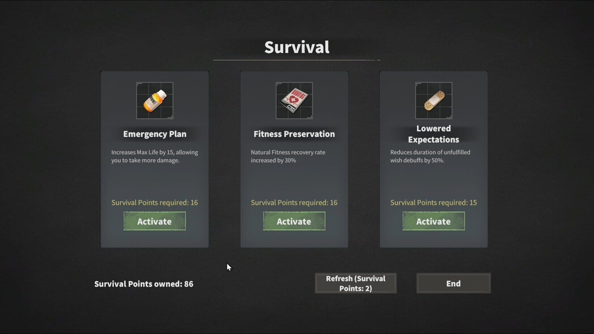 Screenshot for Survival Log