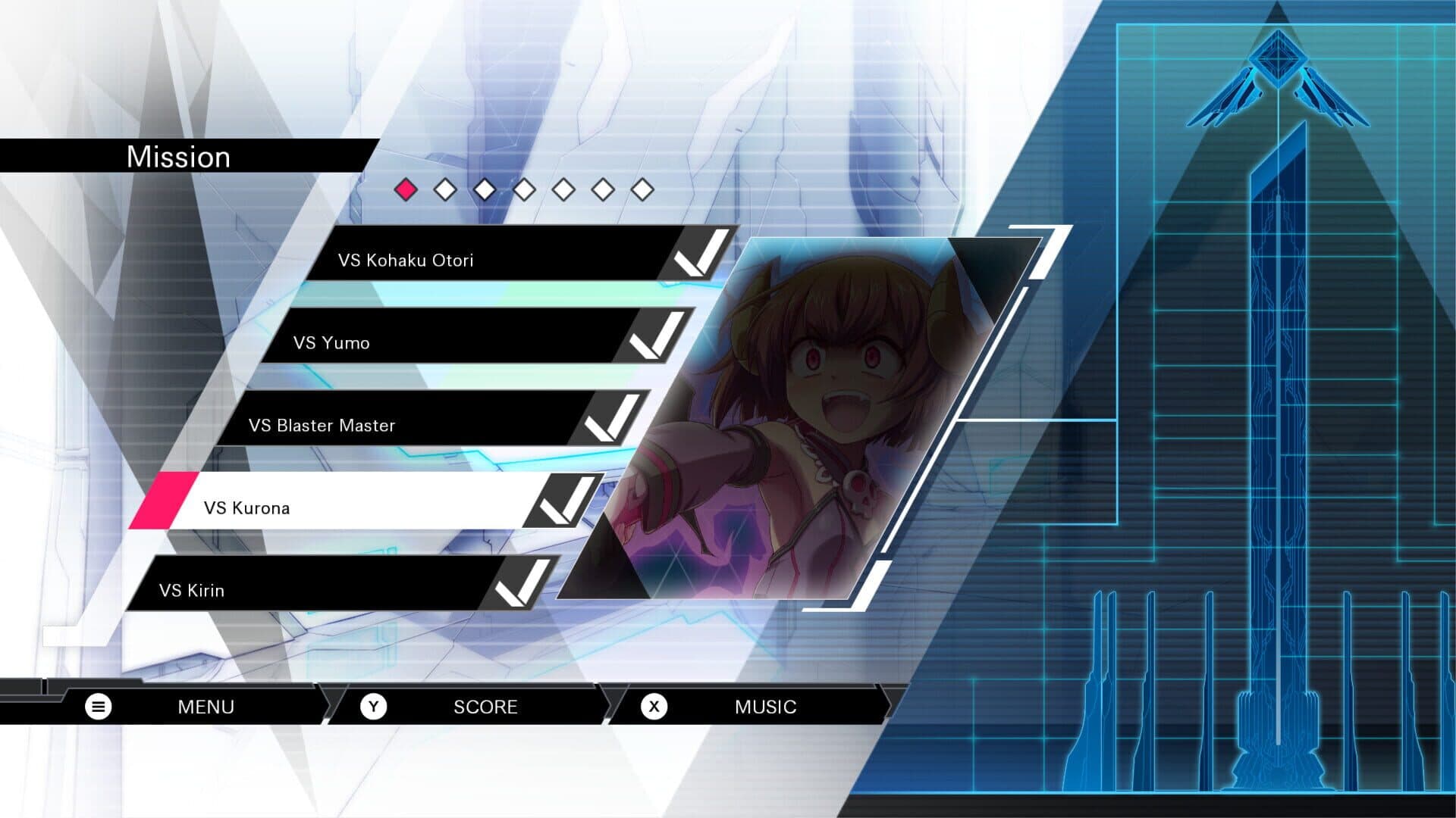 Screenshot for Gunvolt Chronicles: Luminous Avenger iX 1+2 Dual Collection