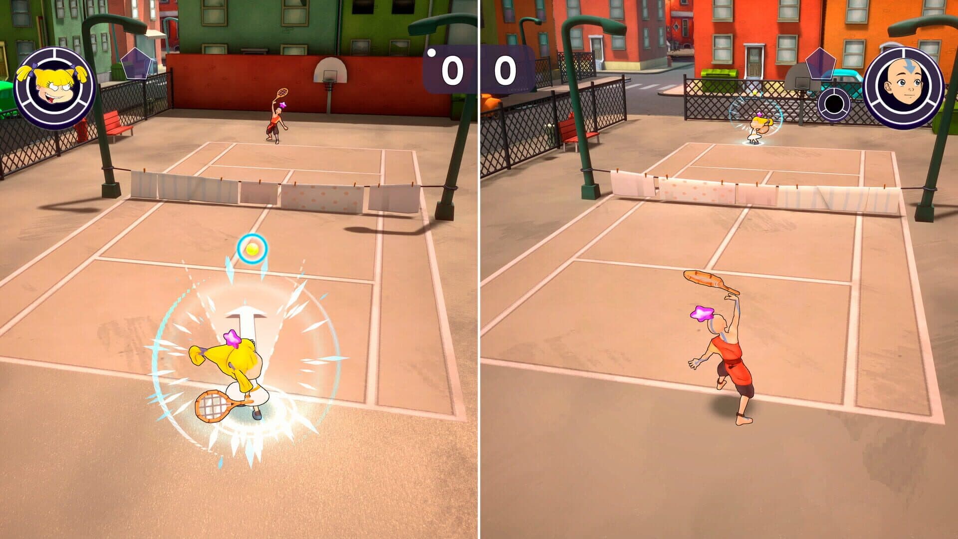Screenshot for Nickelodeon Extreme Tennis: Next!