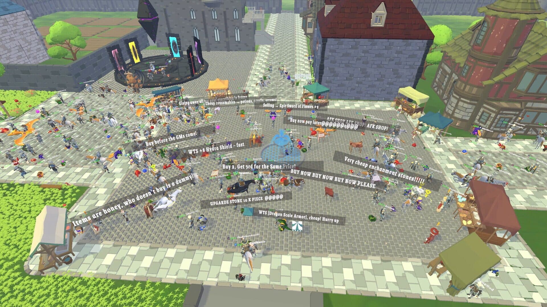 Screenshot for MMORPG NPC Simulator