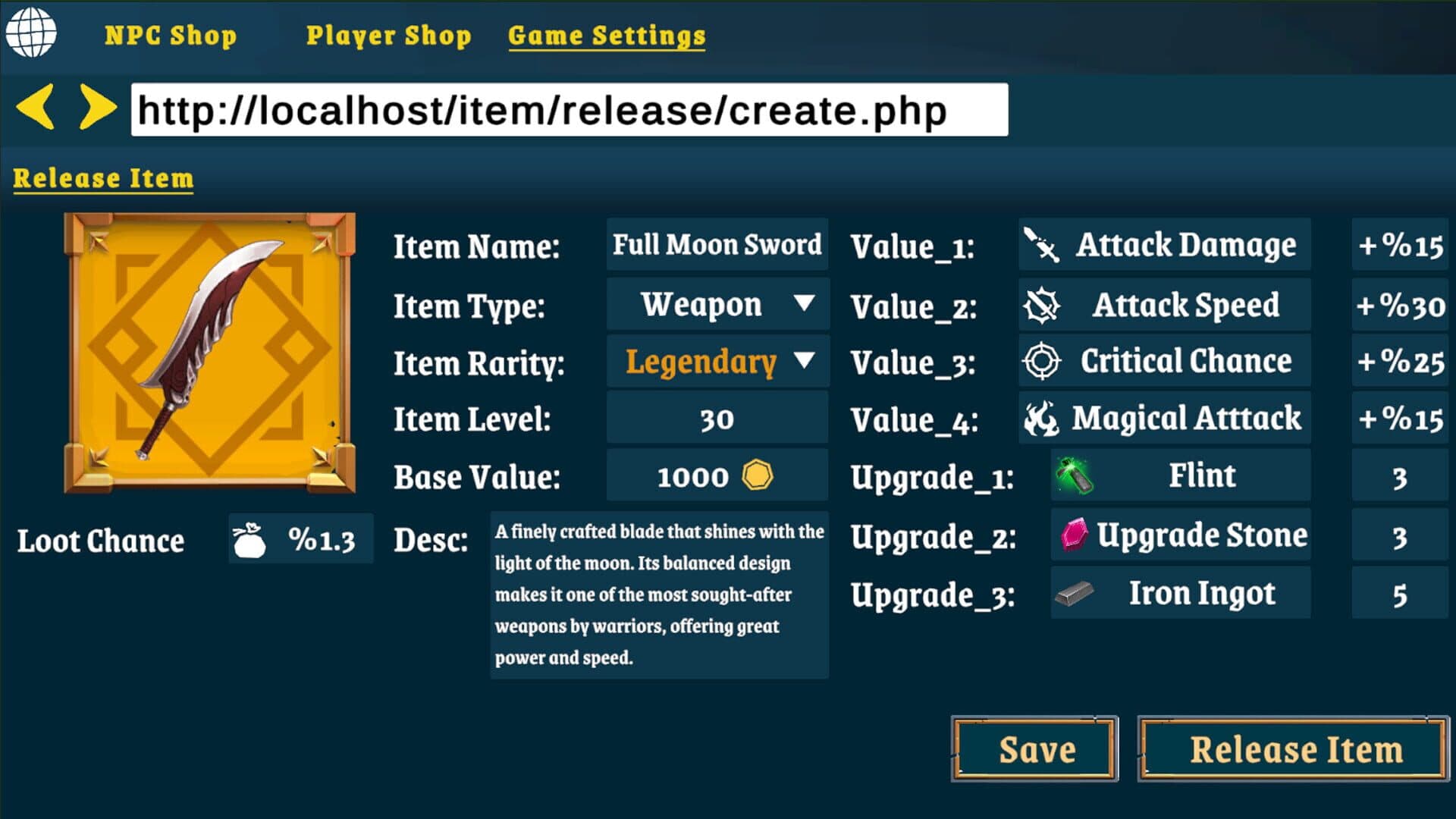Screenshot for MMORPG NPC Simulator