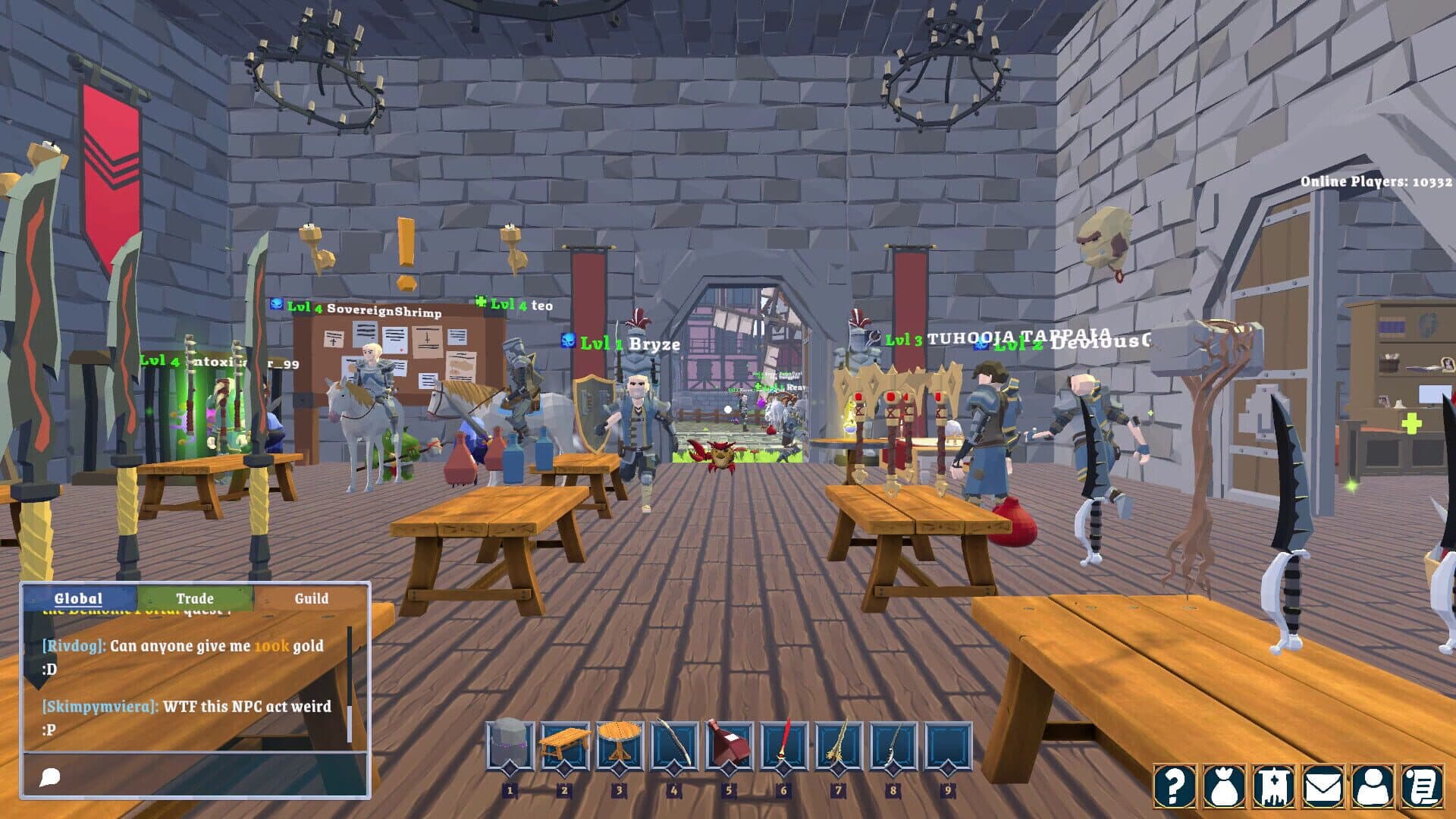 Screenshot for MMORPG NPC Simulator