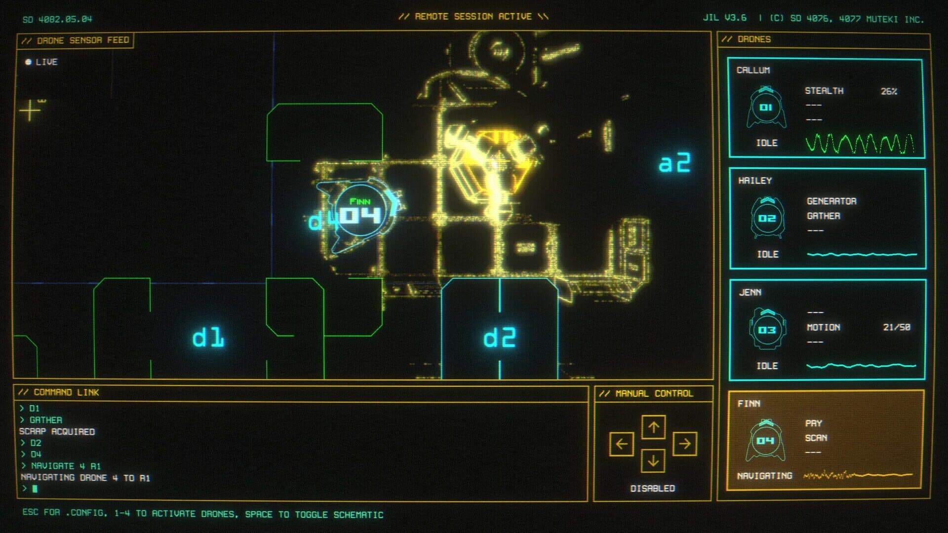 Screenshot for Duskers 2.0