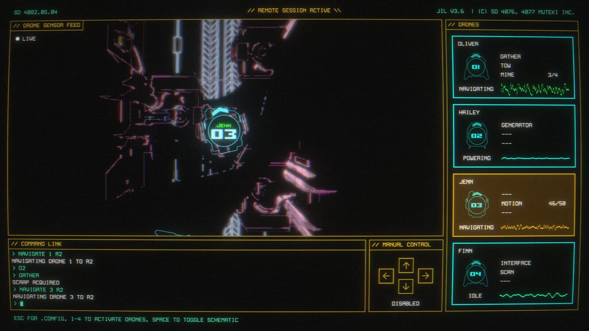 Screenshot for Duskers 2.0