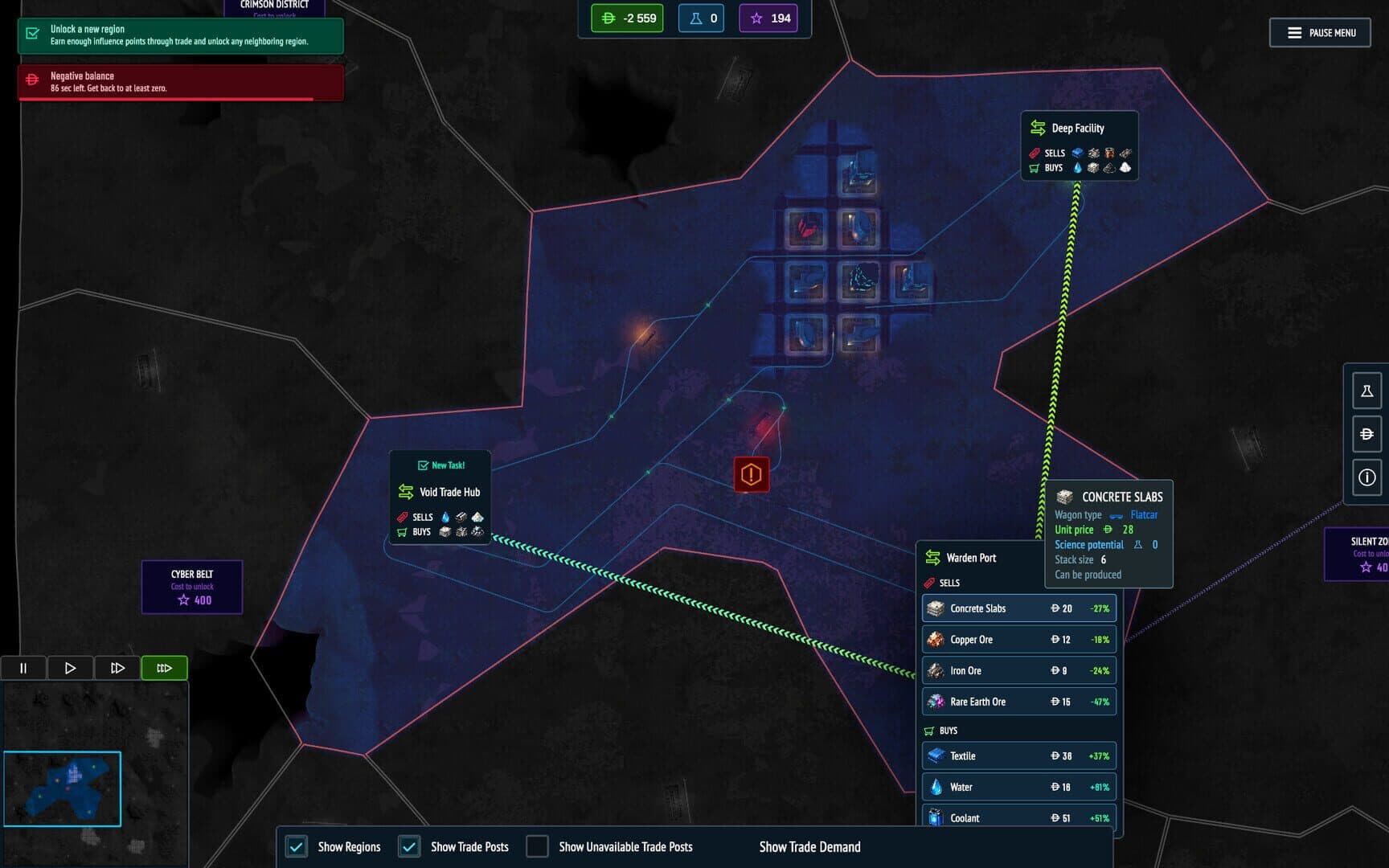 Screenshot for Cargo Protocol: Cyberpunk Trains