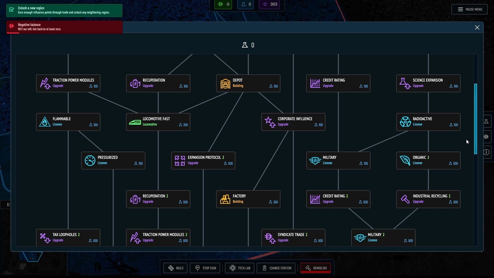 Screenshot for Cargo Protocol: Cyberpunk Trains