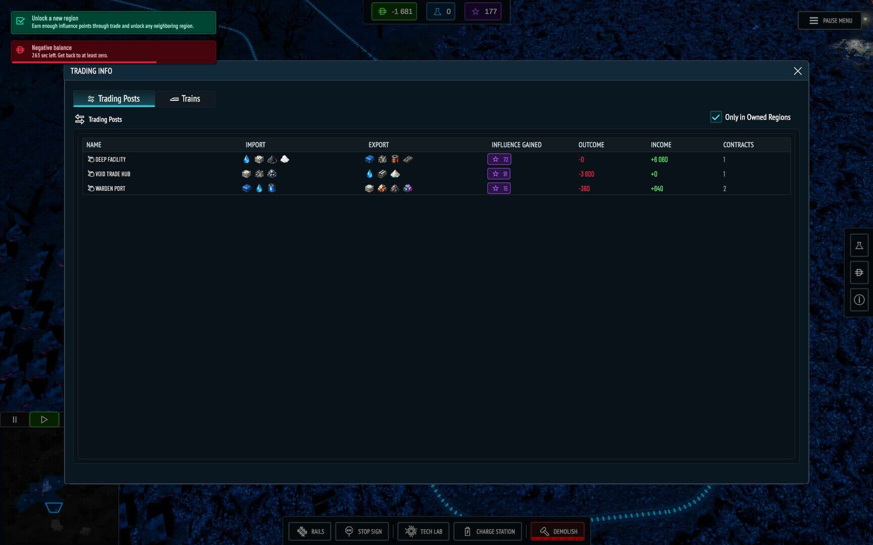 Screenshot for Cargo Protocol: Cyberpunk Trains