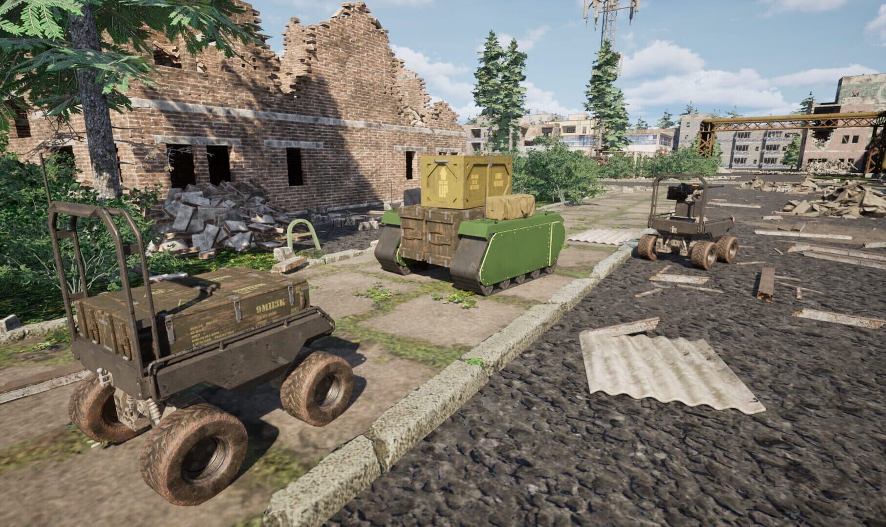 Screenshot for Ground Drone Operator: Ground Robotic System Simulator