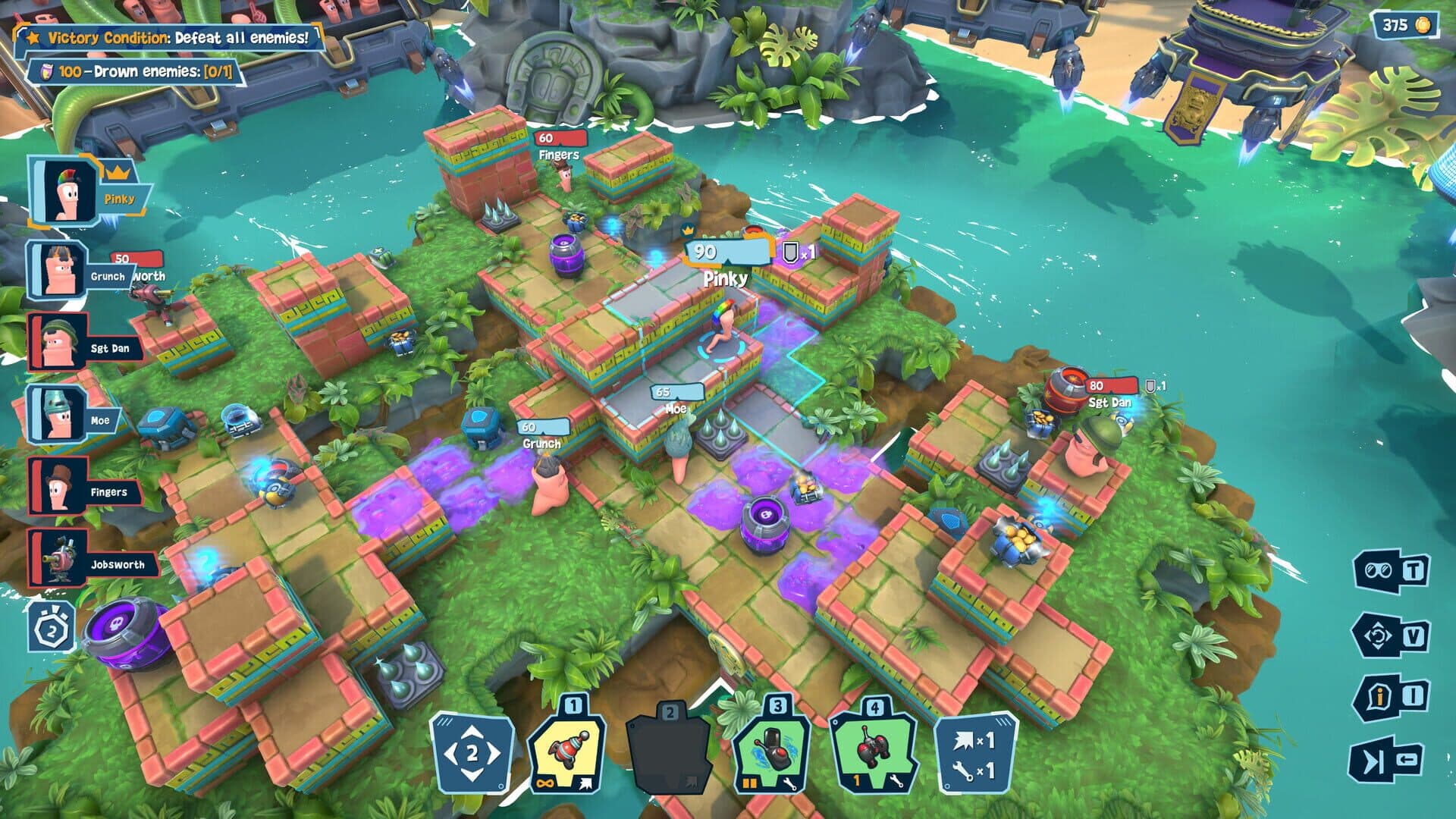 Screenshot for Worms Galactic Tactics