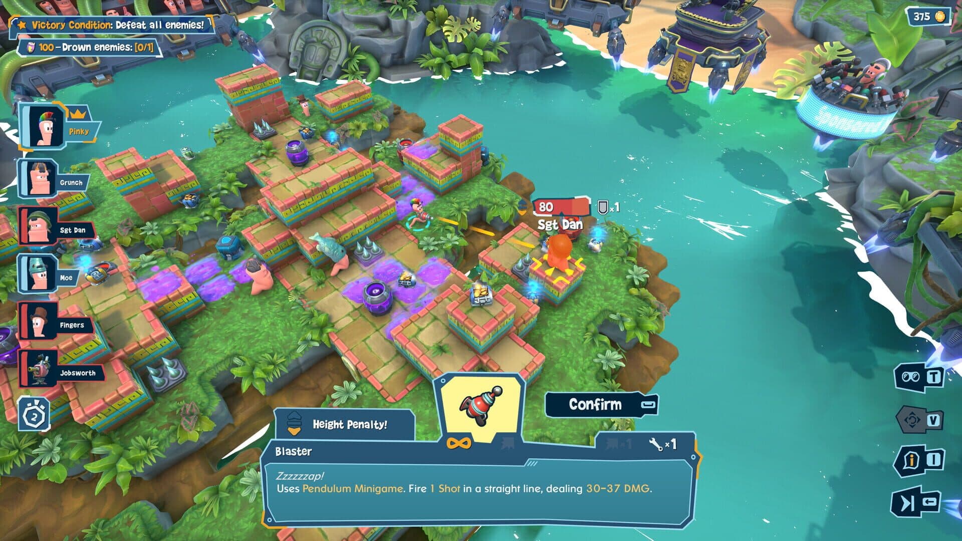 Screenshot for Worms Galactic Tactics