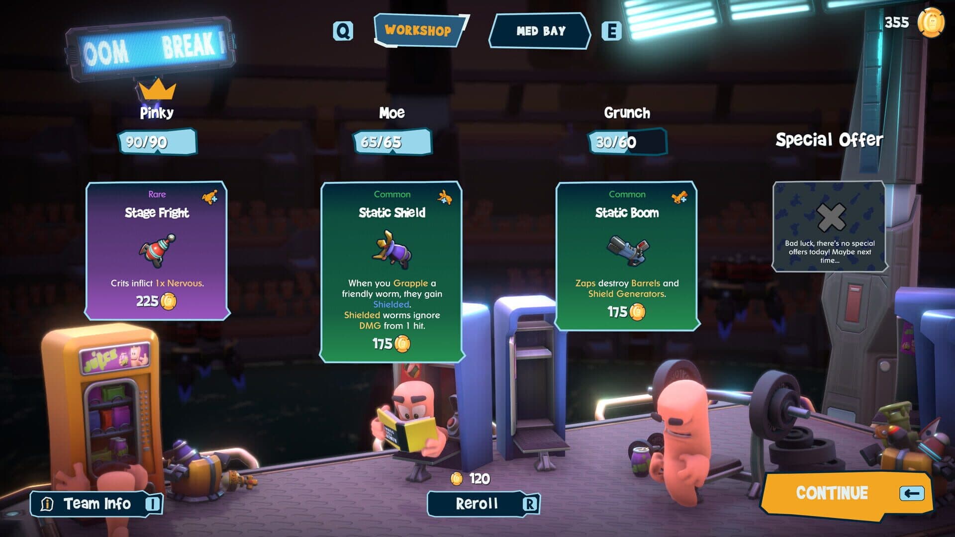 Screenshot for Worms Galactic Tactics