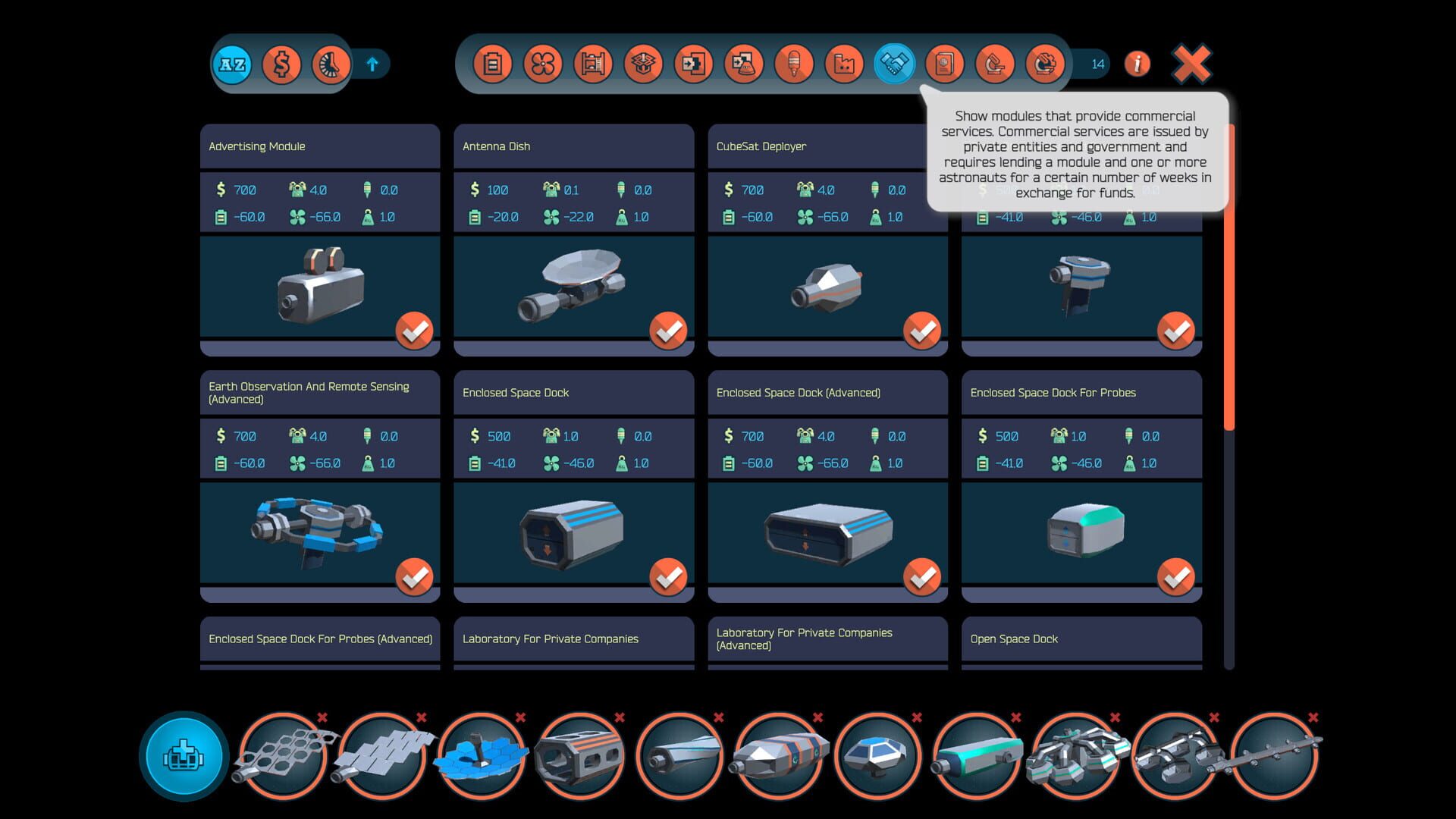 Screenshot for Space Station Designer