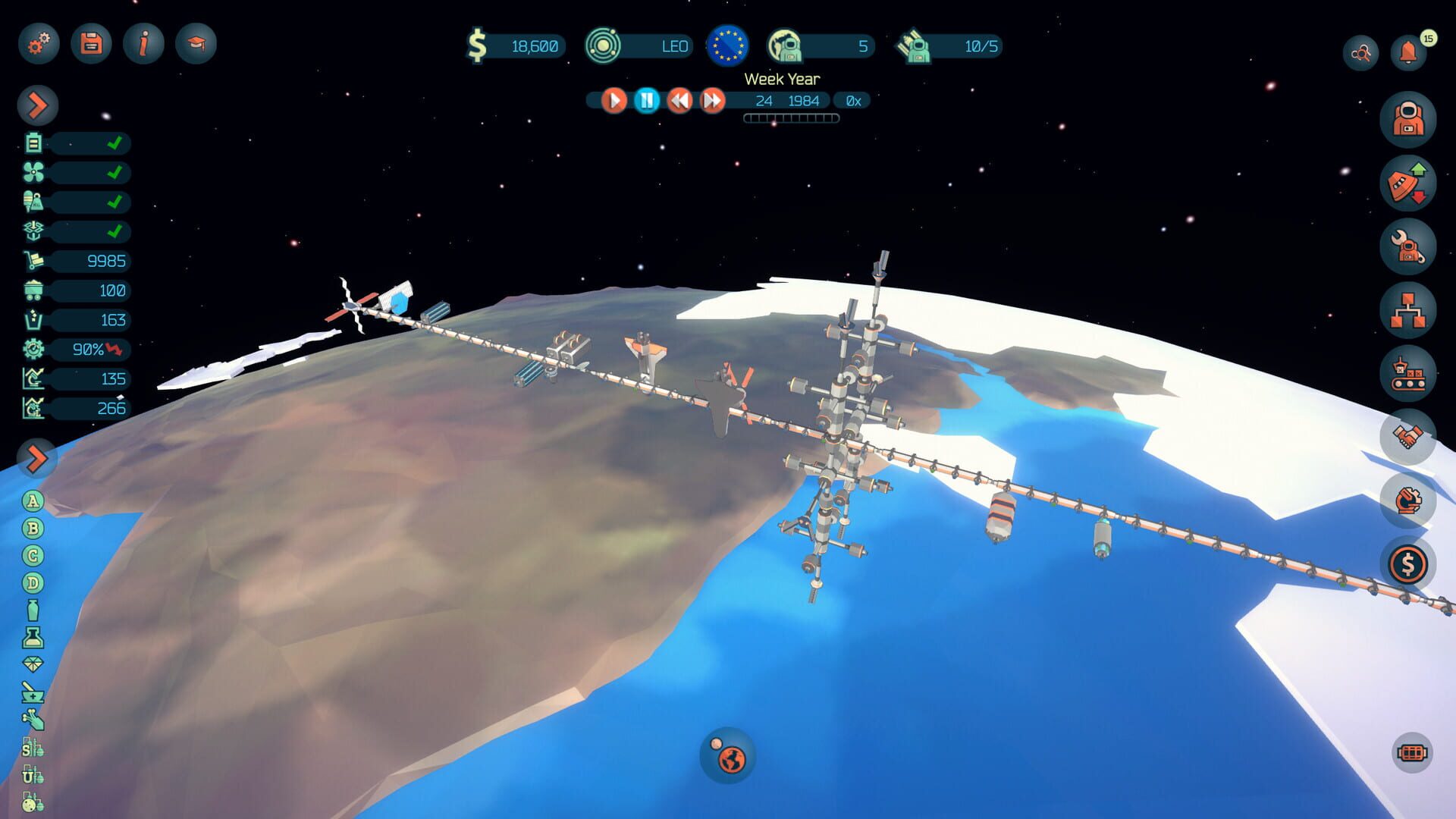 Screenshot for Space Station Designer