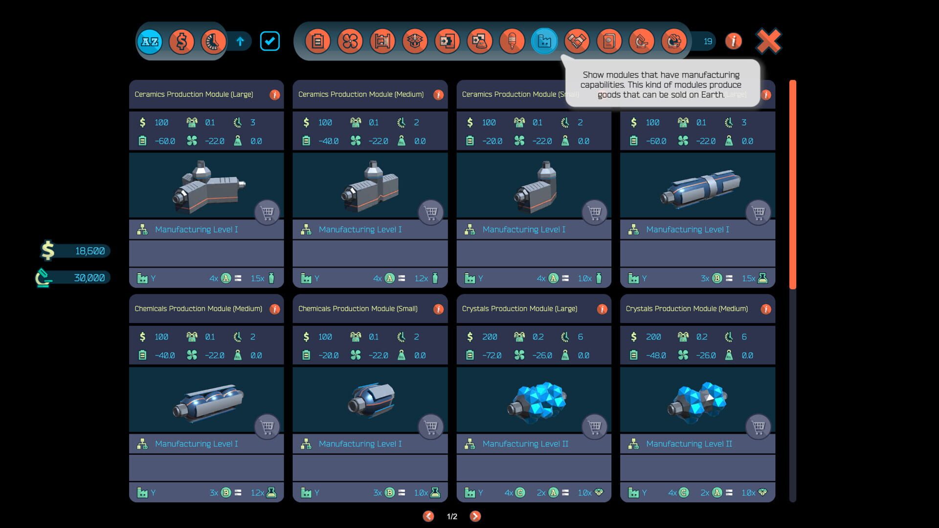 Screenshot for Space Station Designer