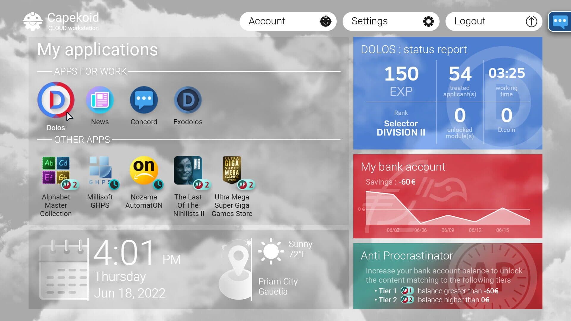 Screenshot for Dolos: Your Best Future