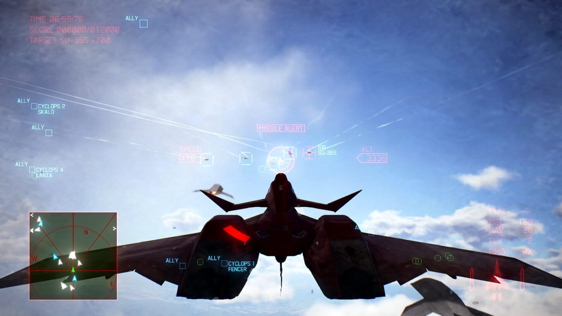 Screenshot for Ace Combat 7: Skies Unknown - ADF-11F Raven Set