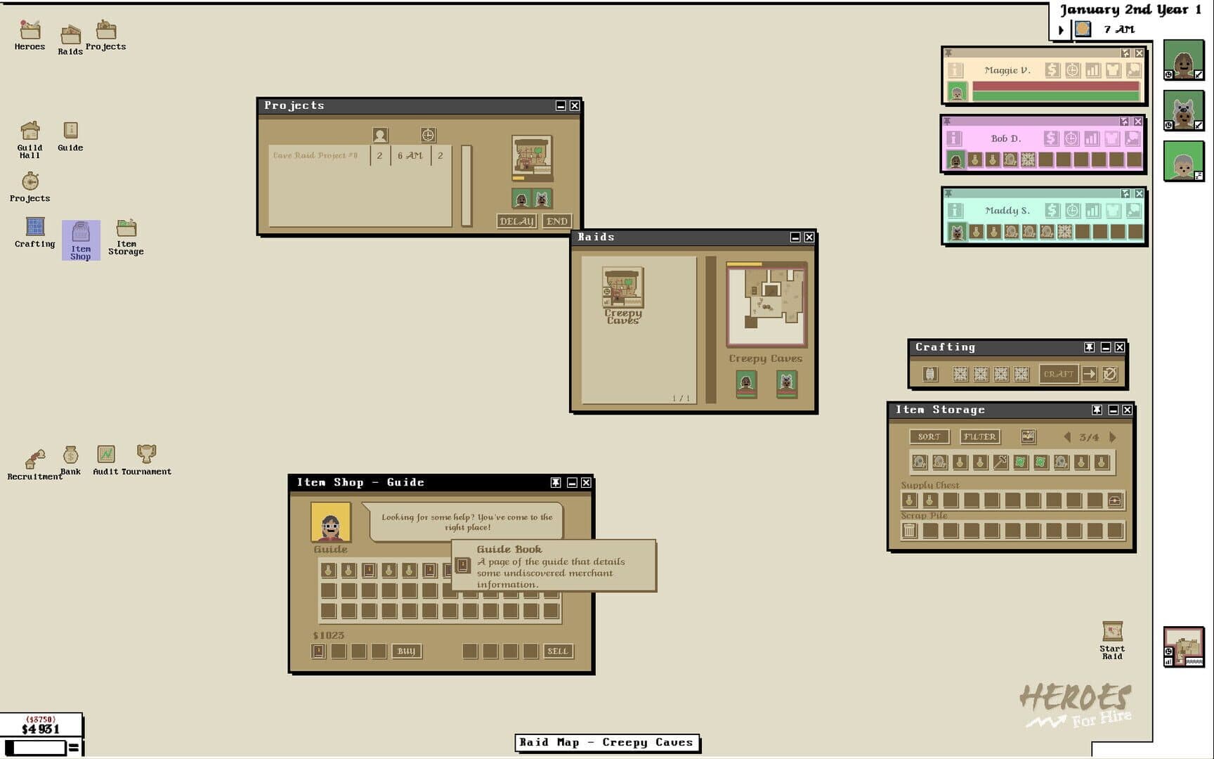 Screenshot for Heroes For Hire
