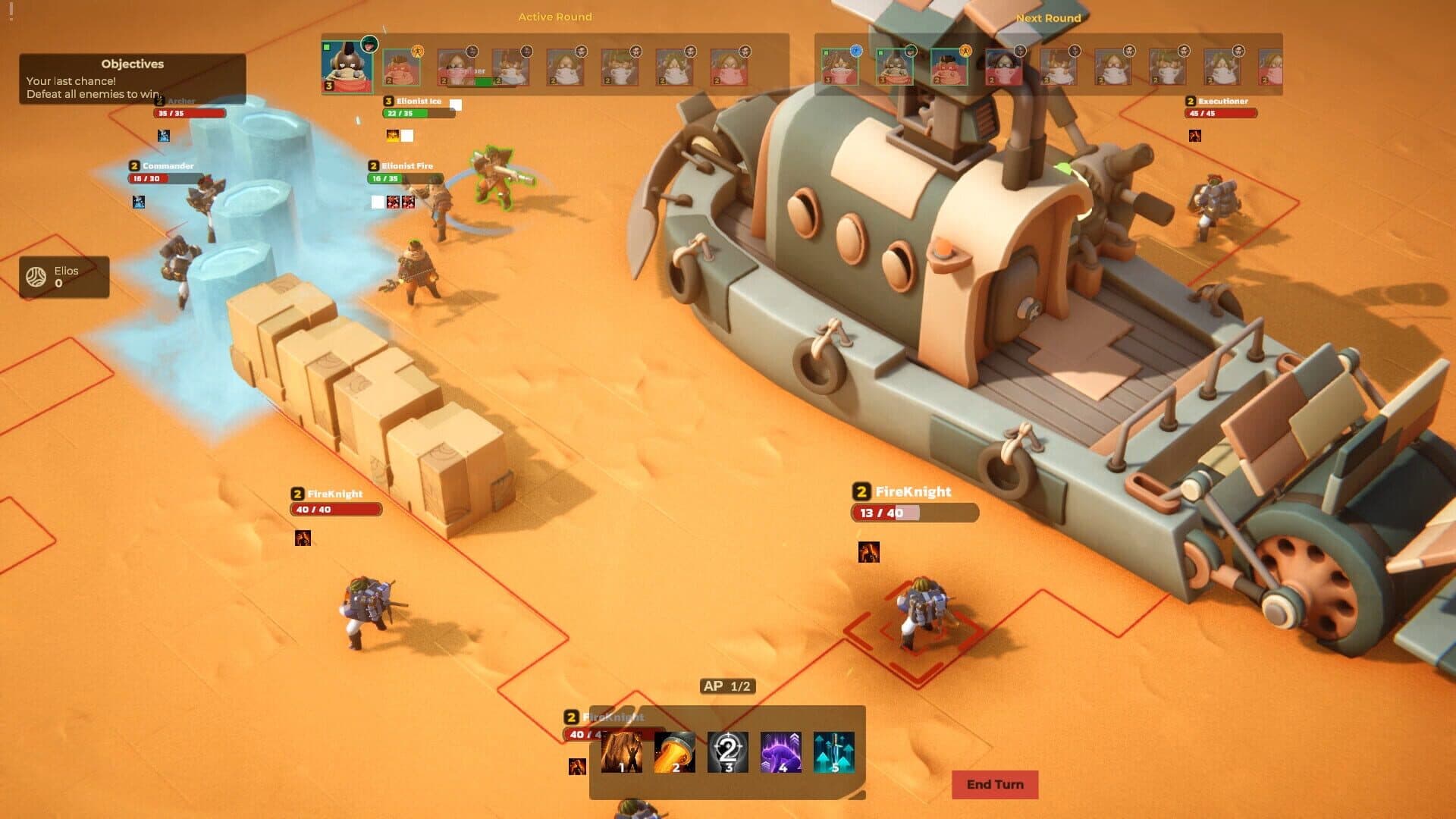 Screenshot for Dunebound Tactics