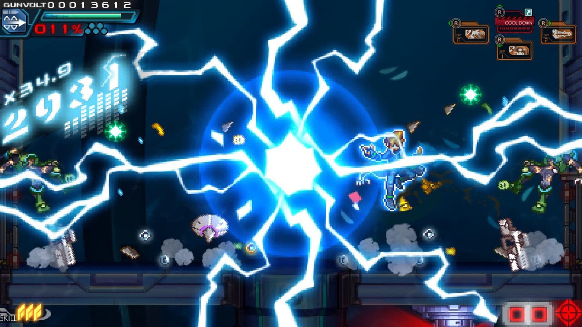 Screenshot for Azure Striker Gunvolt Trilogy Enhanced