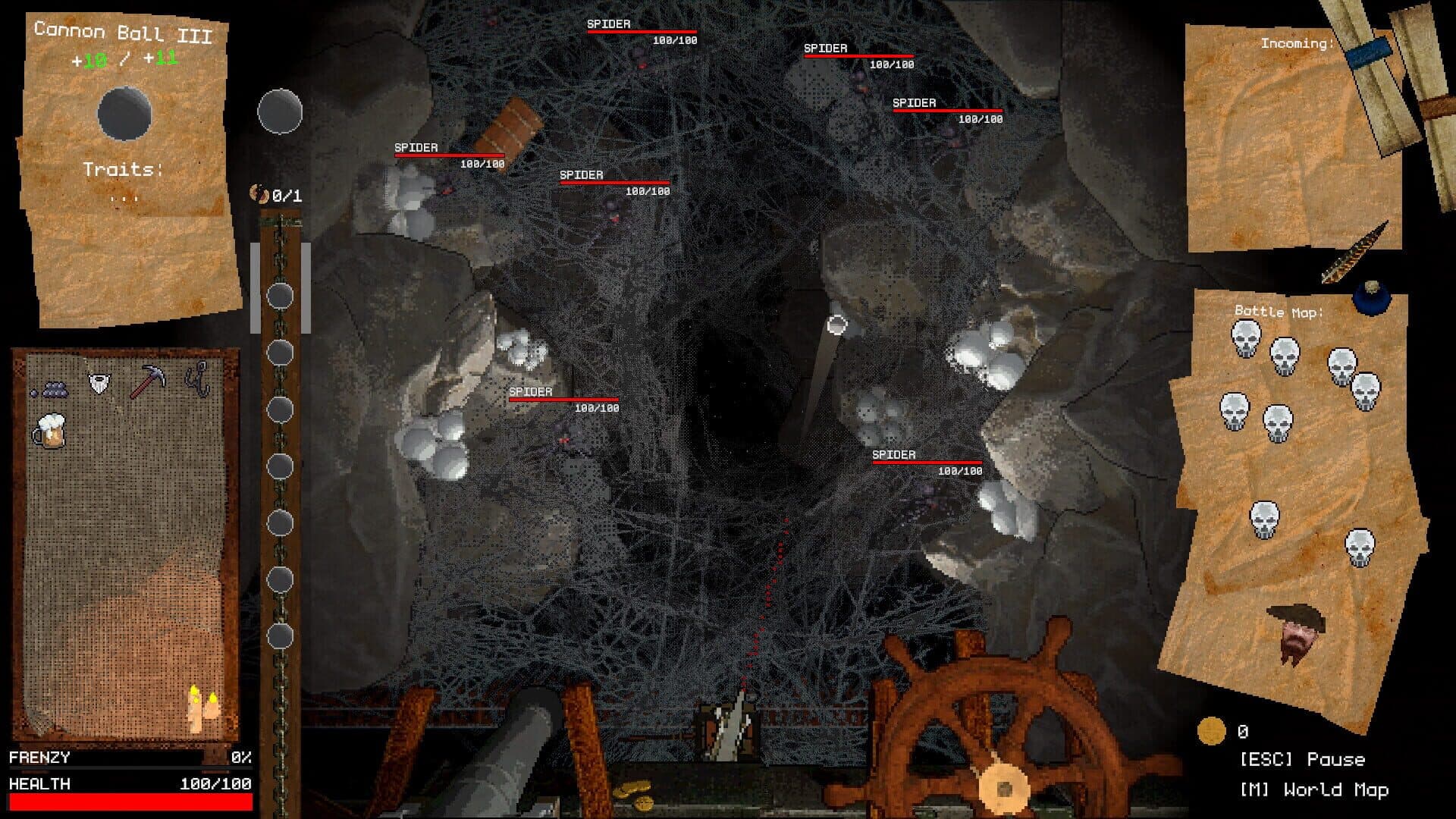 Screenshot for Dwarrf: A Pinball Roguelike