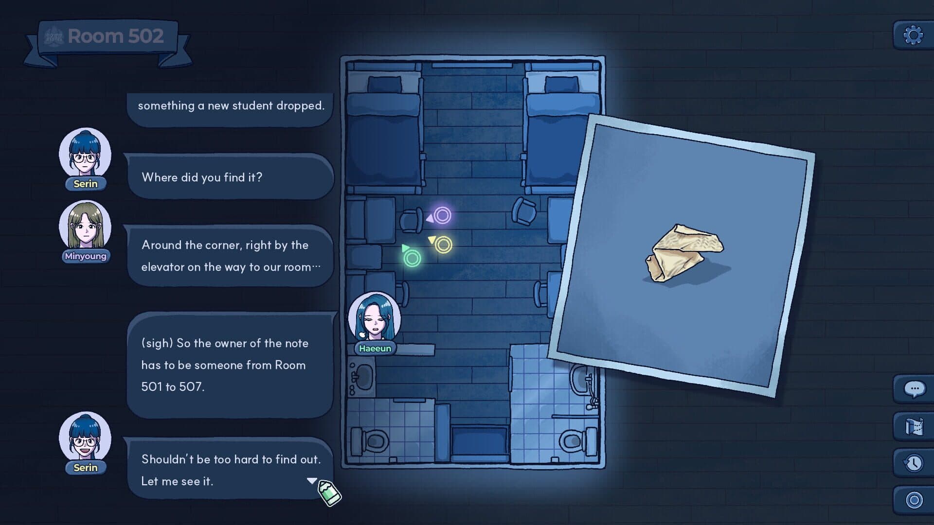 Screenshot for Room 502