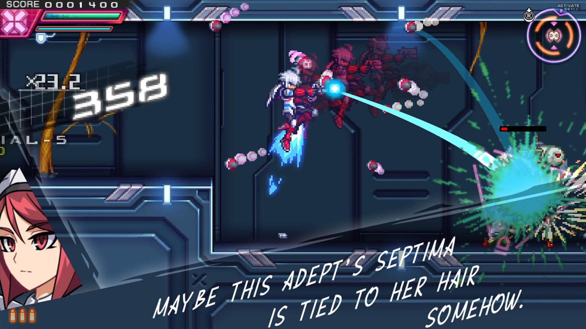Screenshot for Azure Striker Gunvolt Trilogy Enhanced