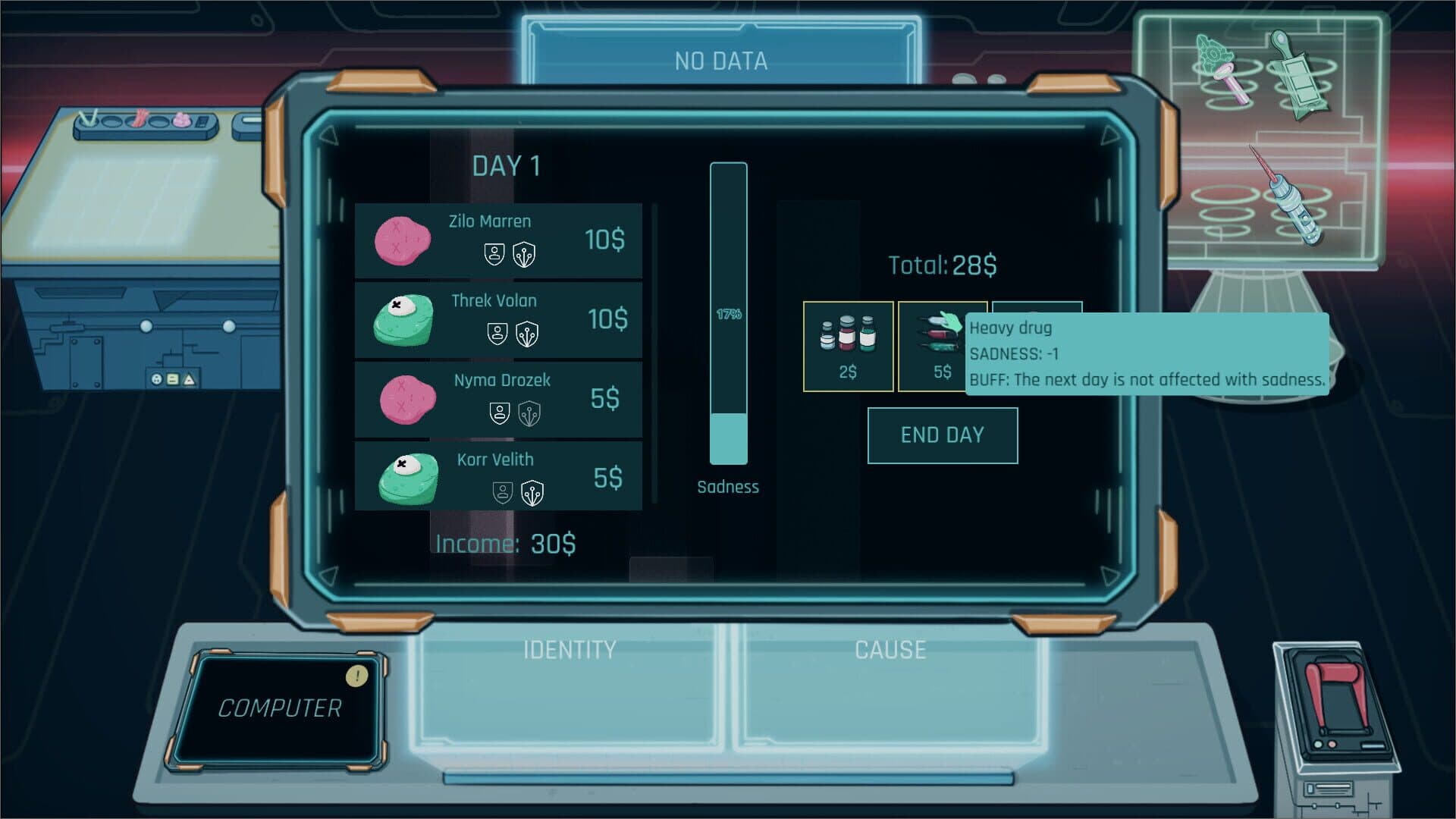Screenshot for Alien Morgue