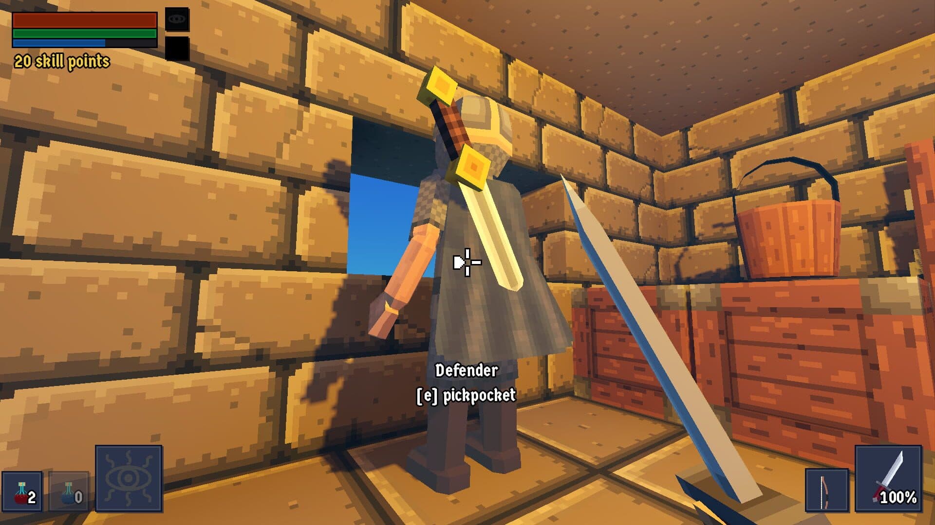 Screenshot for The Adventures of Sir Kicksalot