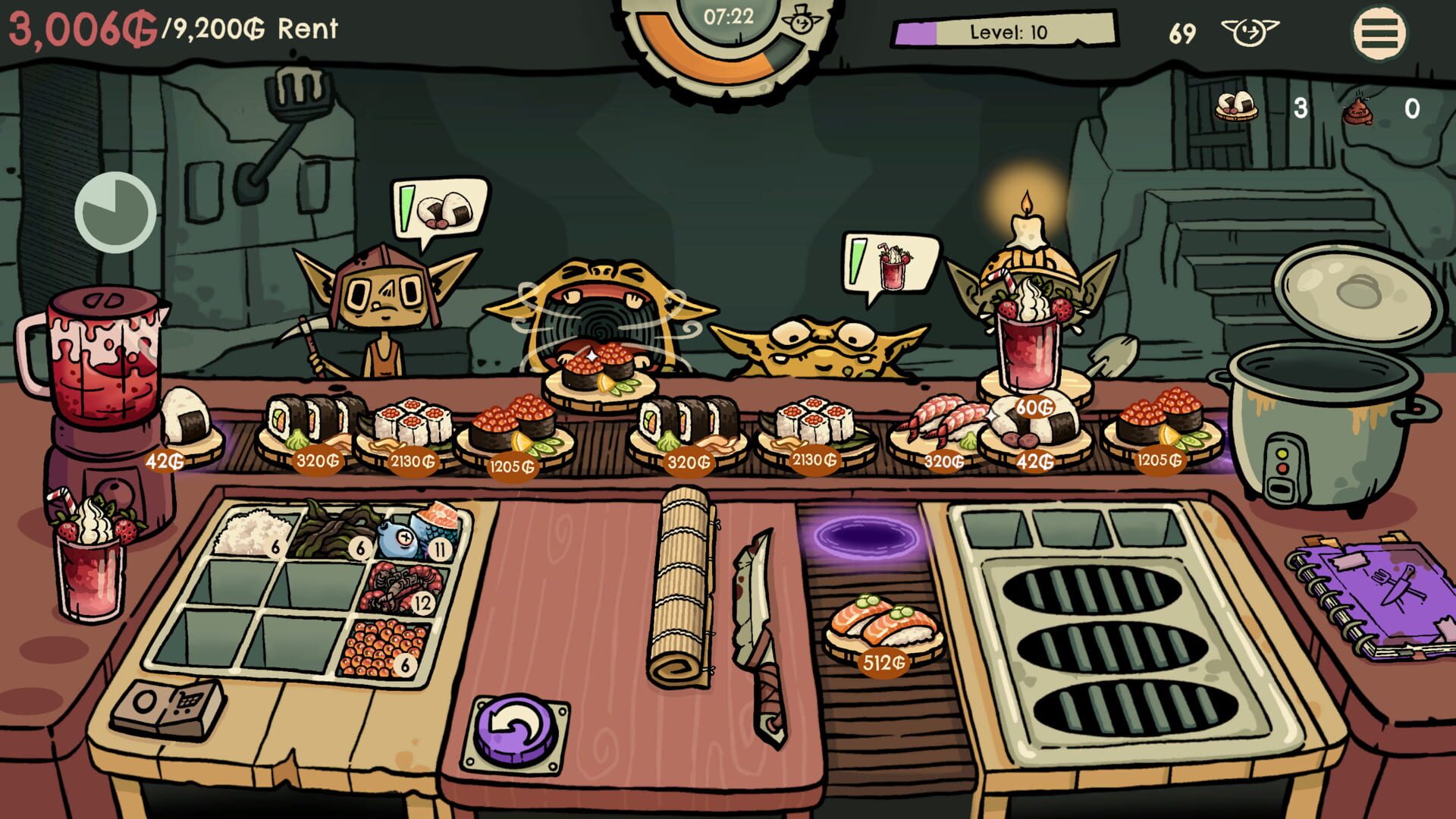 Screenshot for Goblin Sushi
