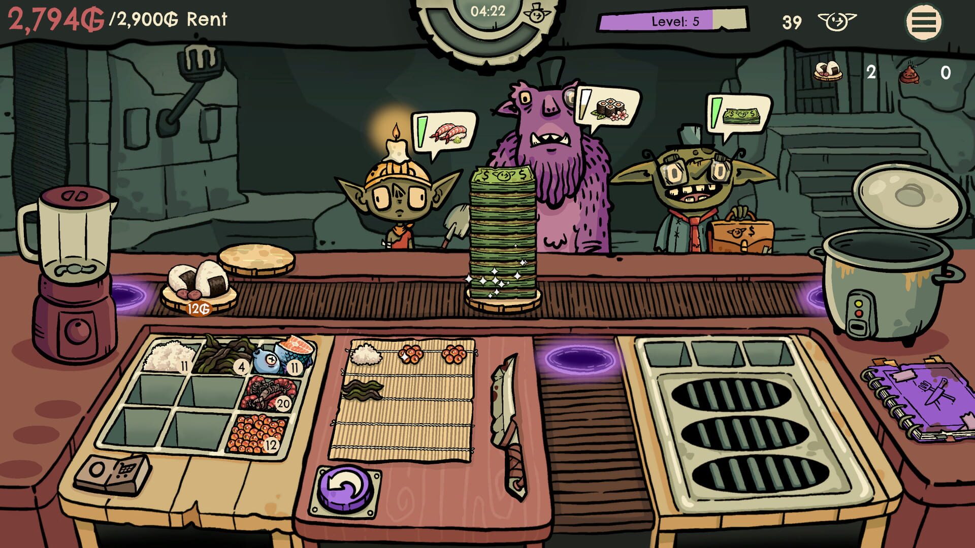 Screenshot for Goblin Sushi