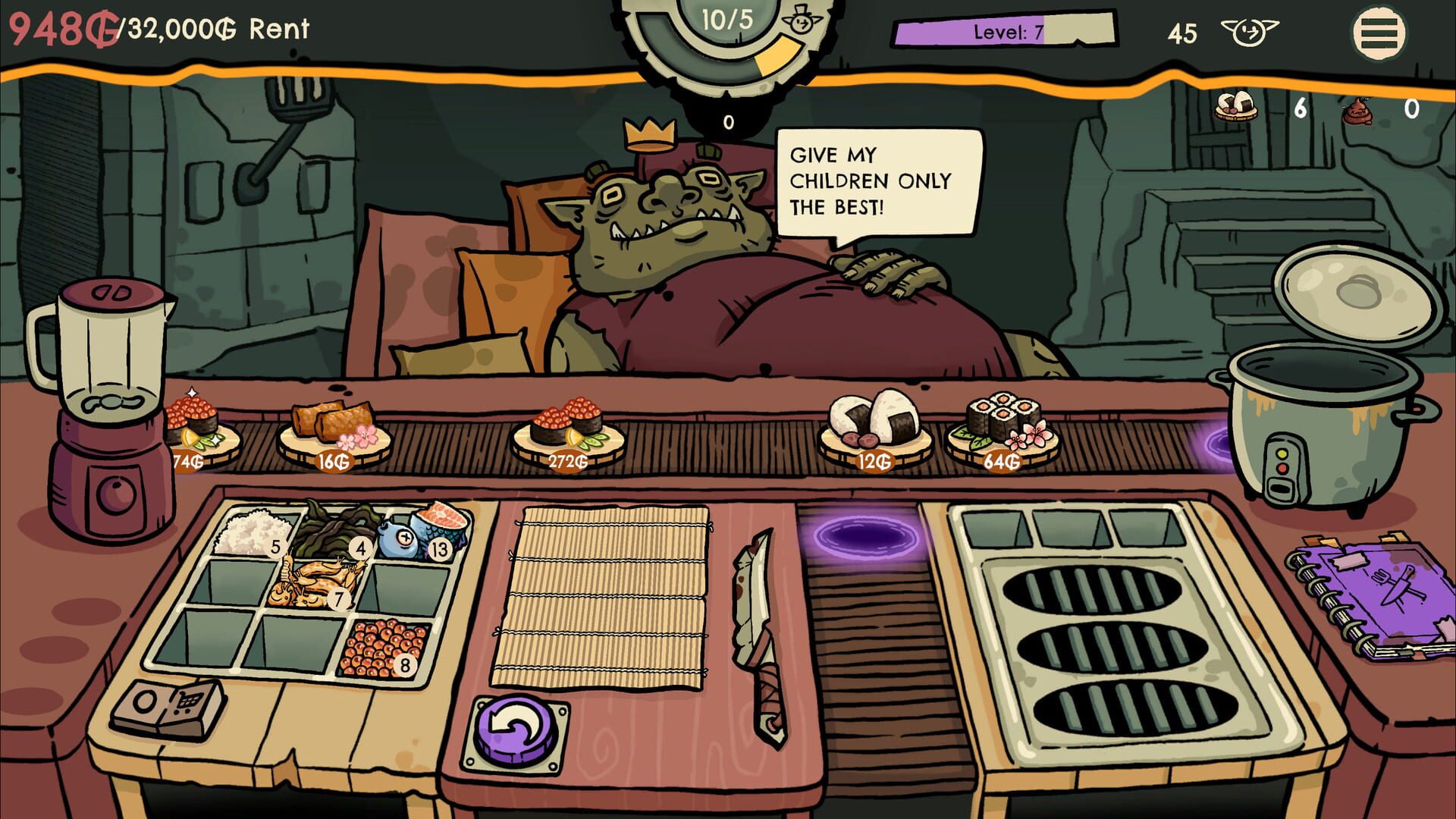 Screenshot for Goblin Sushi