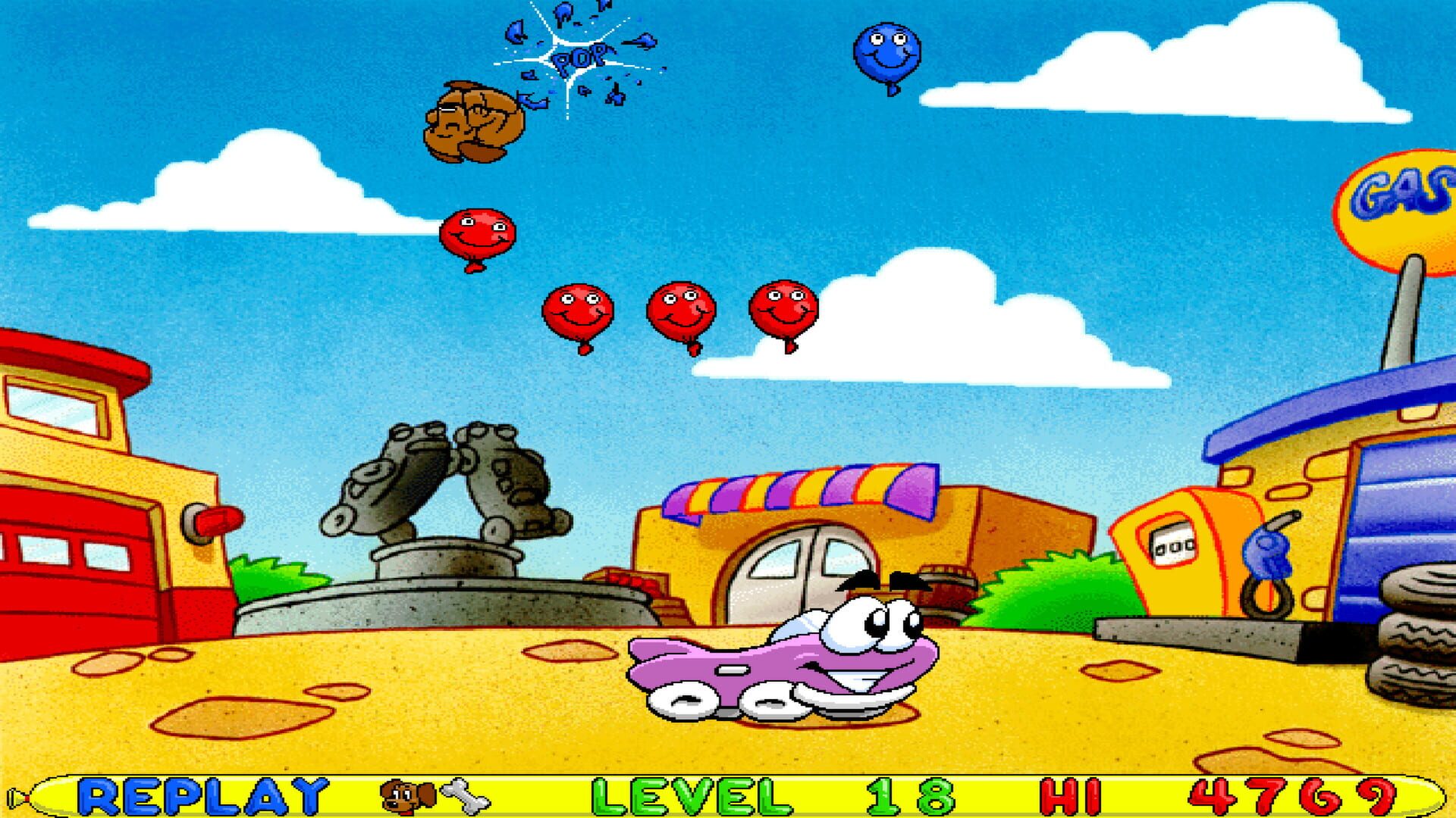 Screenshot for Putt-Putt and Pep's Balloon-O-Rama
