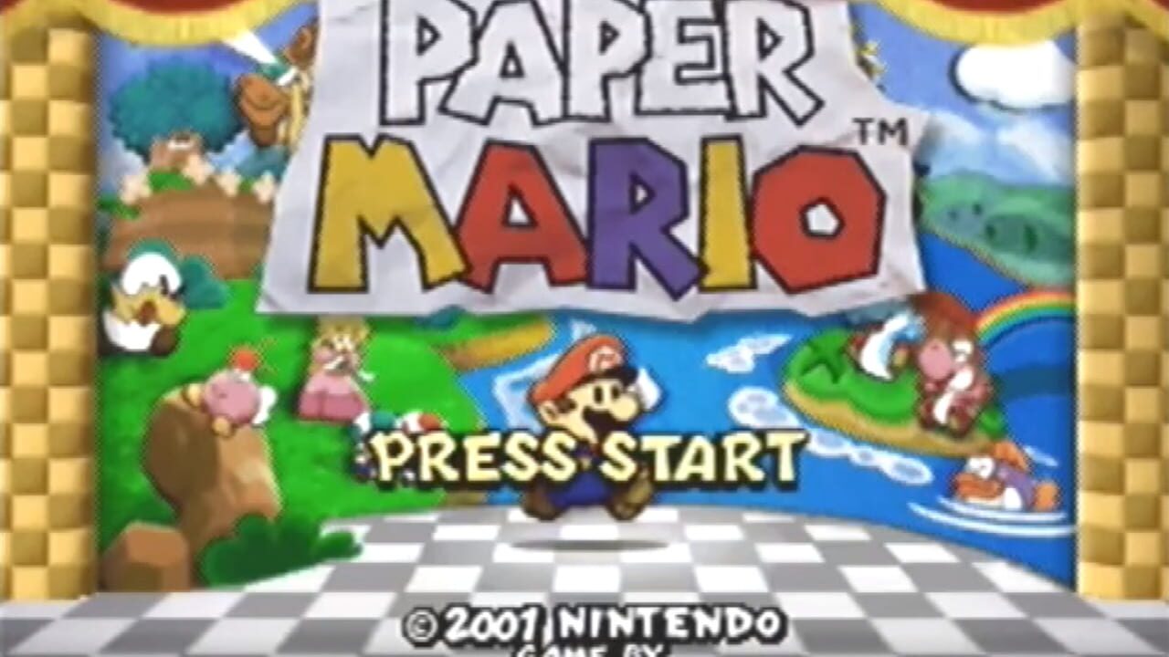 Screenshot for Paper Mario