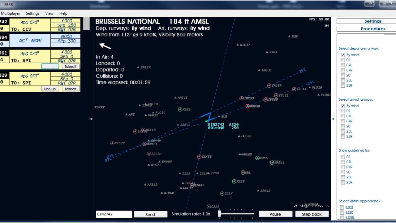 Screenshot for Global ATC Simulator