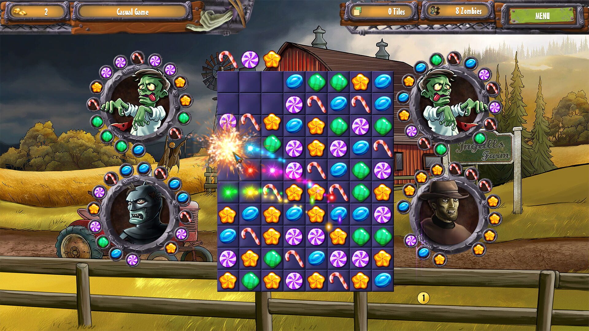 Screenshot for Zombie Solitaire 2 Chapter 1