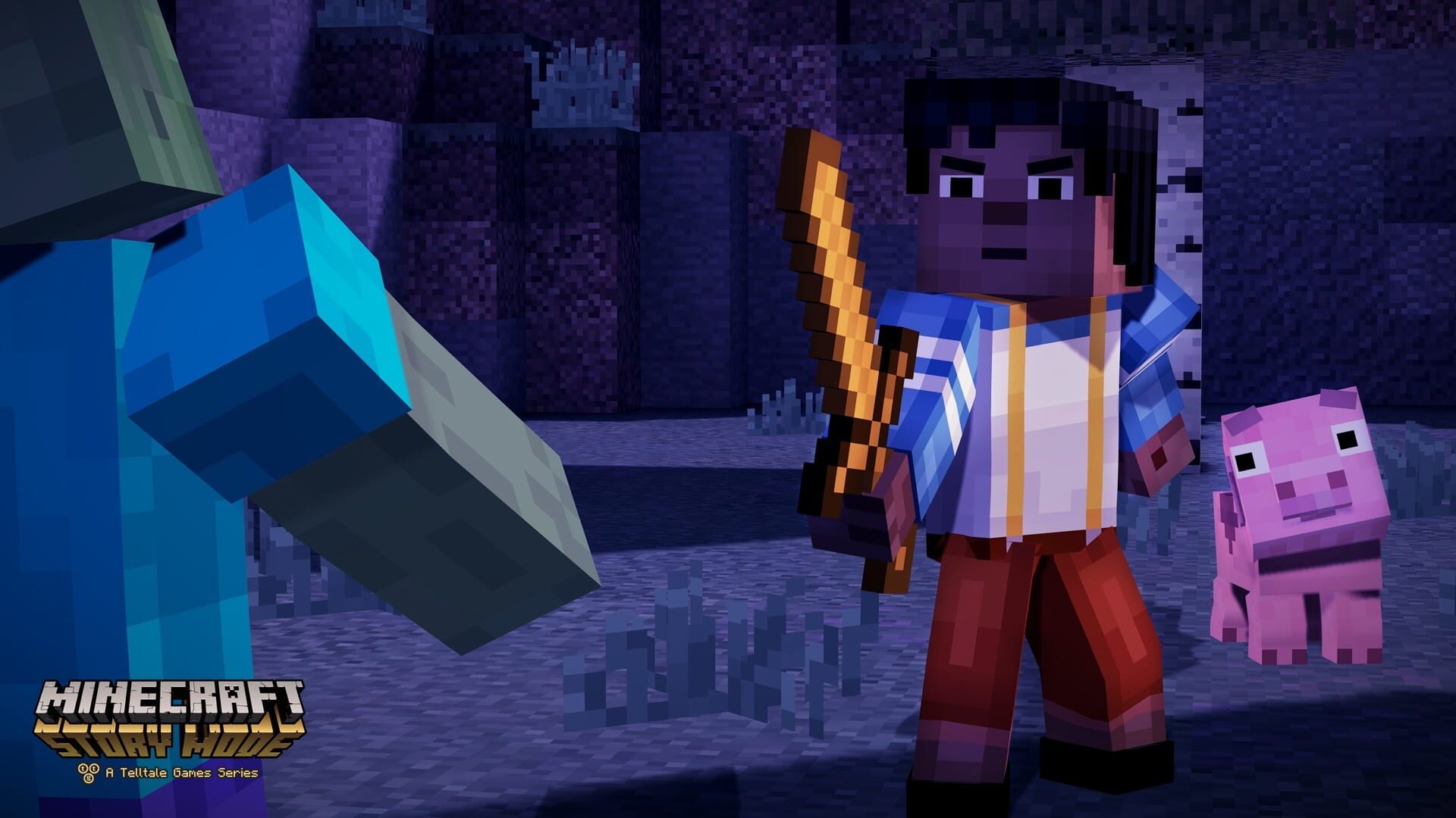 Screenshot for Minecraft: Story Mode - Episode 4: A Block and a Hard Place