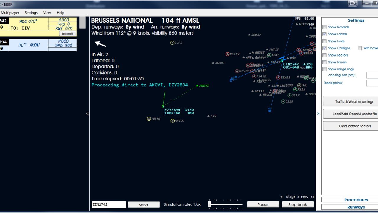 Screenshot for Global ATC Simulator