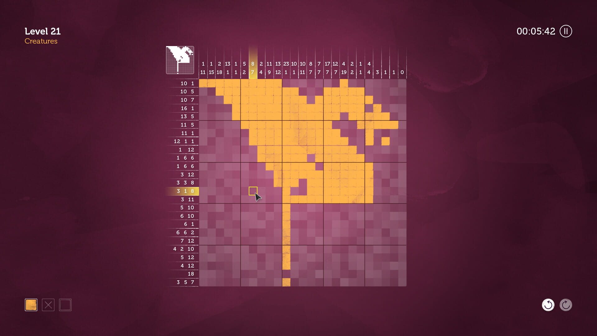 Screenshot for Nonogram - The Greatest Painter