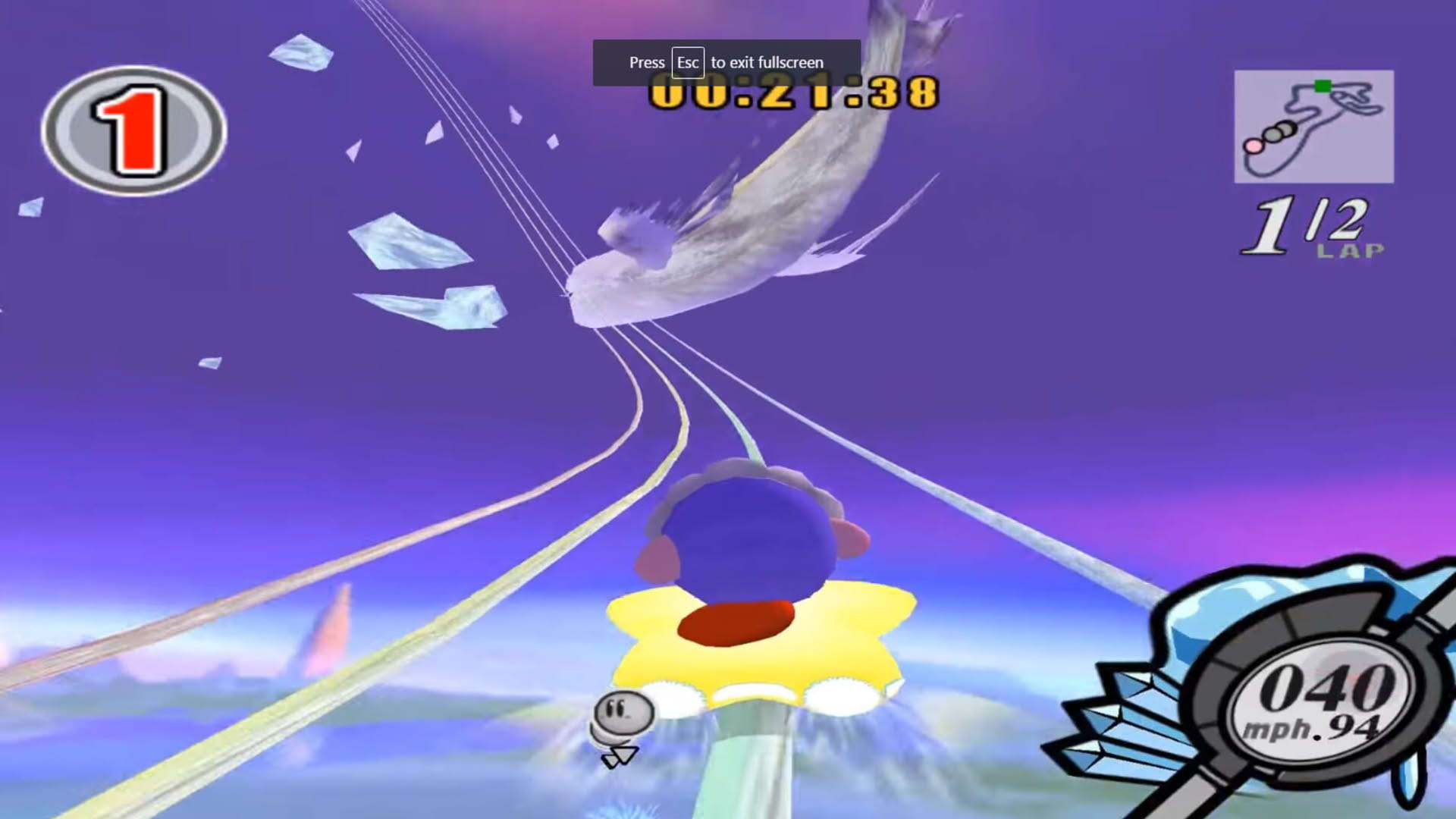 Screenshot for Kirby Air Ride