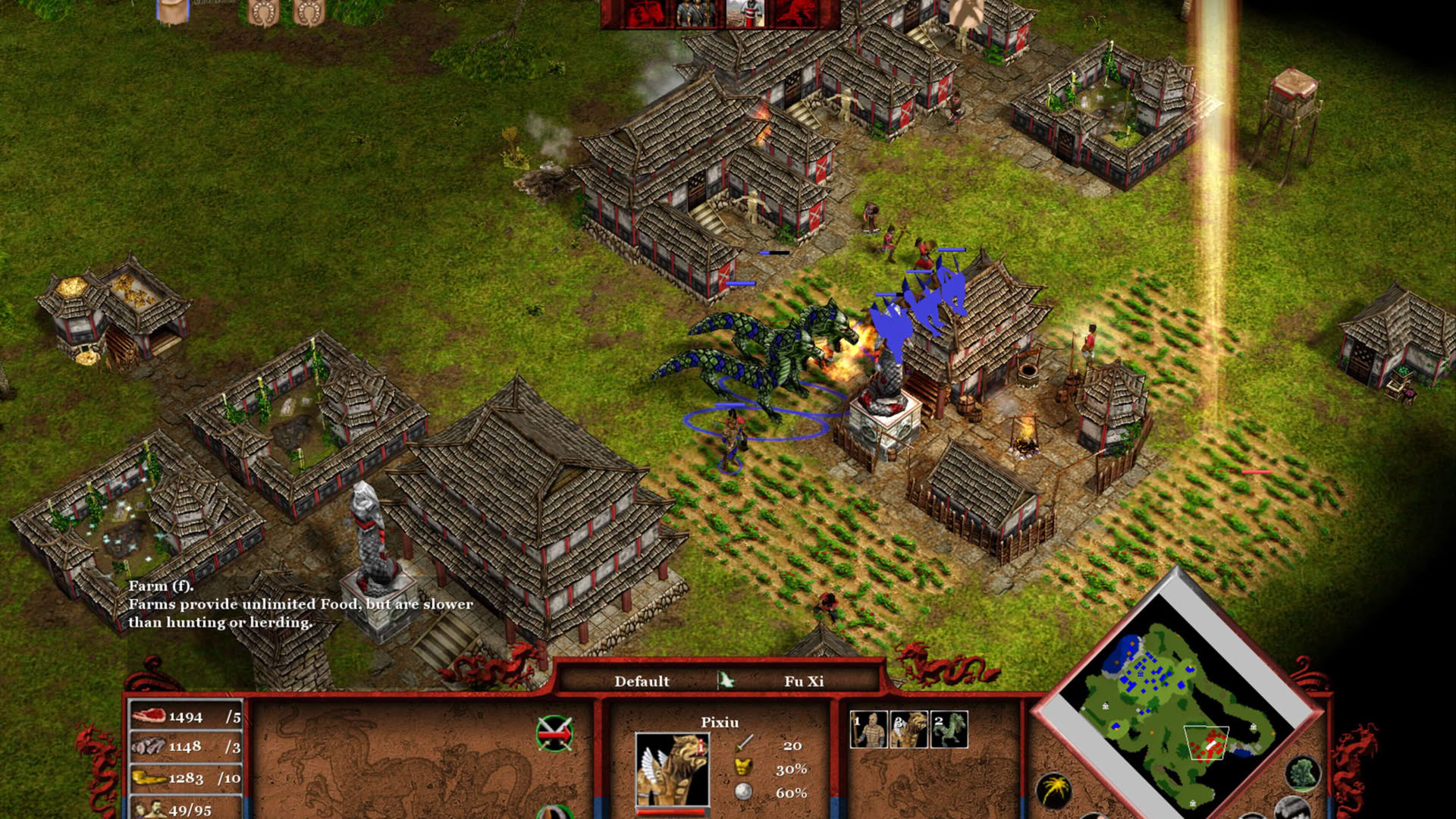 Screenshot for Age of Mythology: Tale of the Dragon