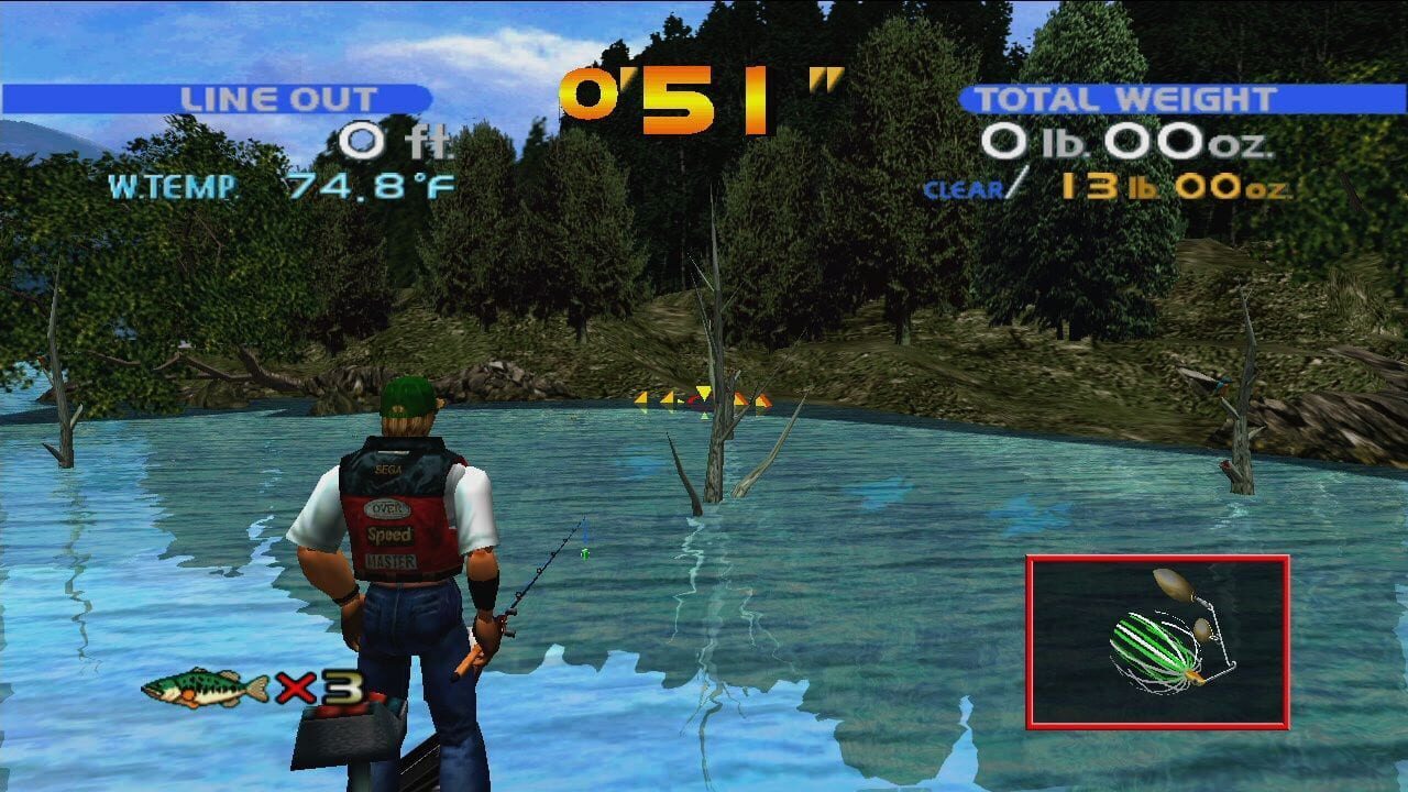 Screenshot for Sega Bass Fishing