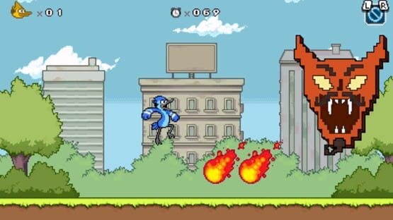 Screenshot for Regular Show: Mordecai and Rigby in 8-Bit Land