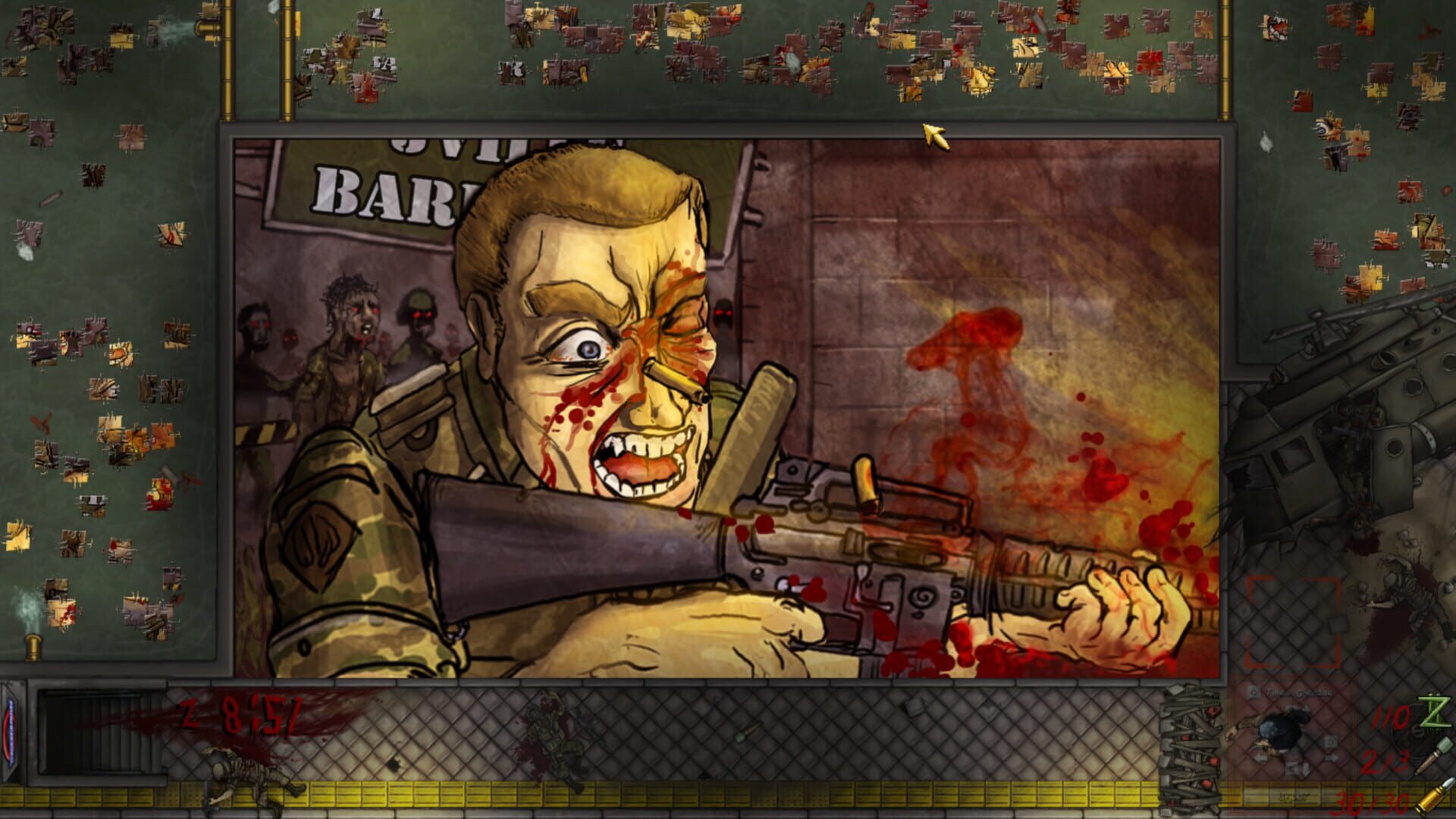 Screenshot for Pixel Puzzles: UndeadZ