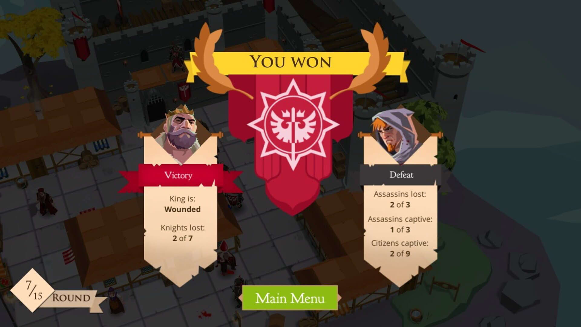 Screenshot for King and Assassins: The Board Game
