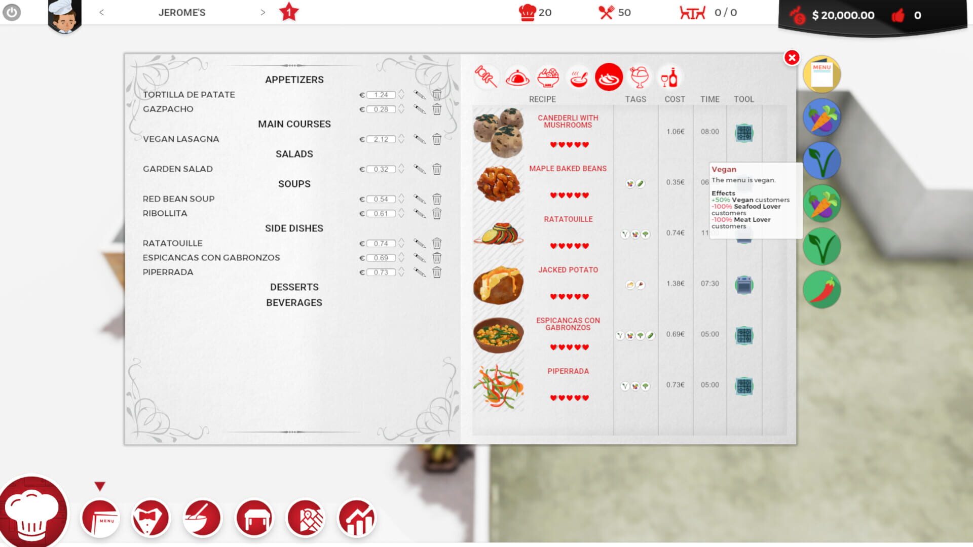 Screenshot for Chef: A Restaurant Tycoon Game