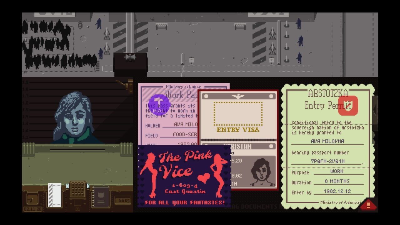 Screenshot for Papers, Please