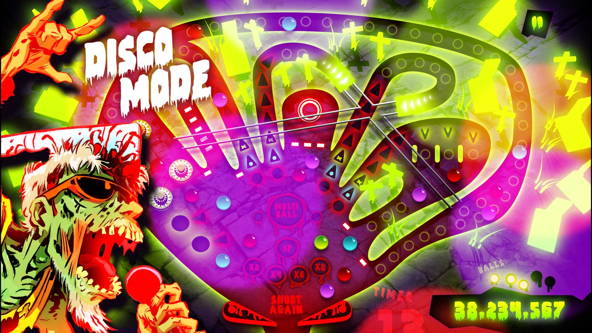 Screenshot for Zombie Pinball