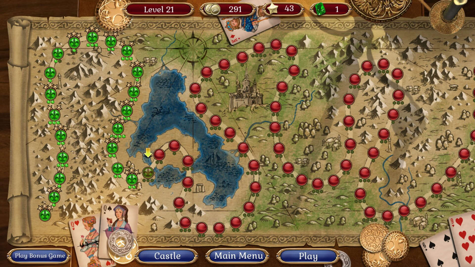 Screenshot for Jewel Match Solitaire